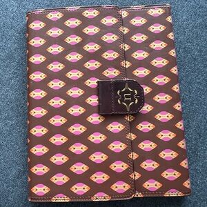 Brown and Pink Patterned iPad case